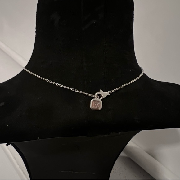 NEW Blue Sapphire&White Sapphire Statement Pendant Necklace - Picture 4 of 4